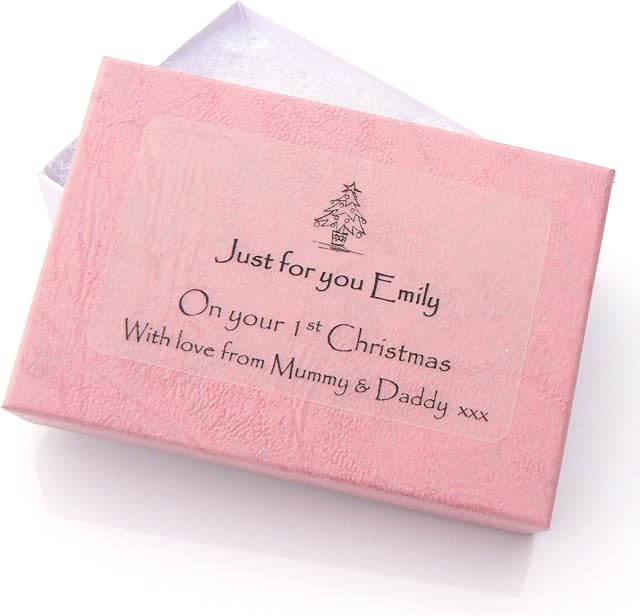 Charms and Occasions Ltd Personalised Gift Box - Small - Pink or Blue