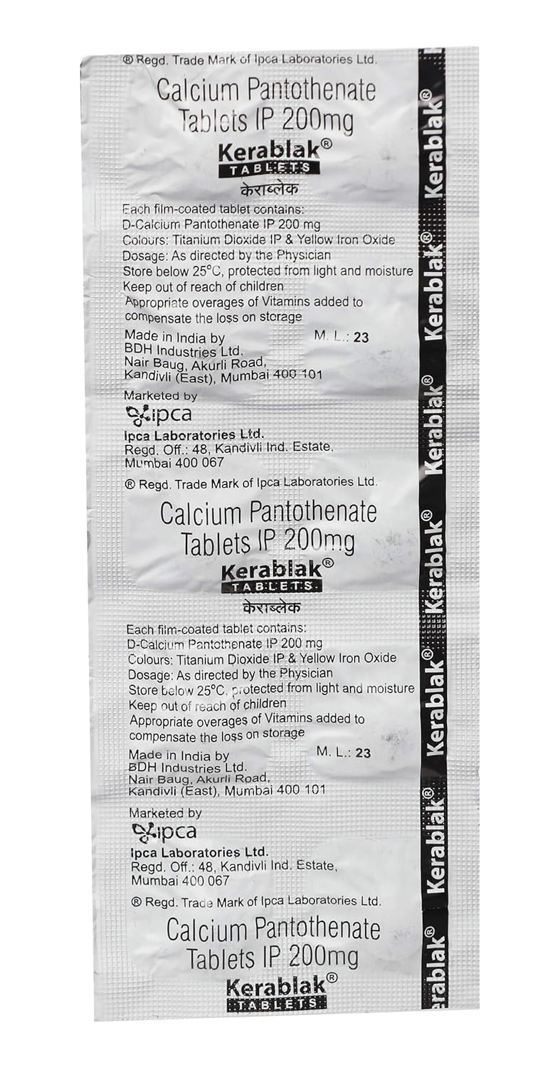 Buy Kerablak 200mg Tablets 10'S Online at Low Prices in India Amazon.in