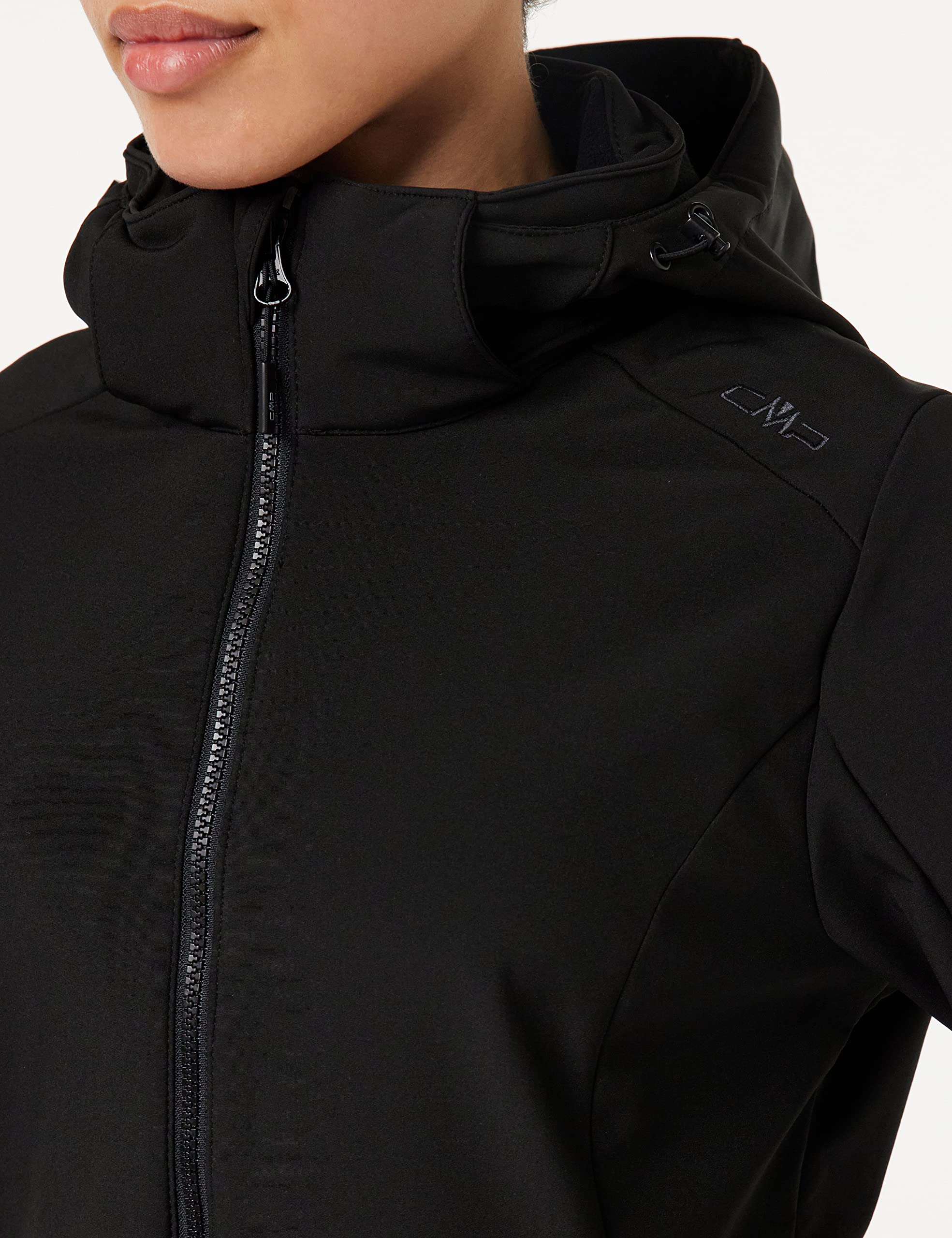 CMP Chaqueta Softshell de Mujer con Capucha Desmontable
