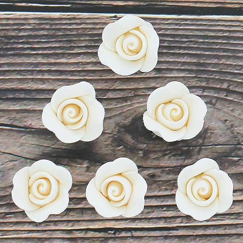 Miniatura 4 de Global Sugar Art Flores comestibles de pastel de azúcar rosa, blancas sin alambres, muy pequeñas, 18 unidades por el chef Alan Tetreault