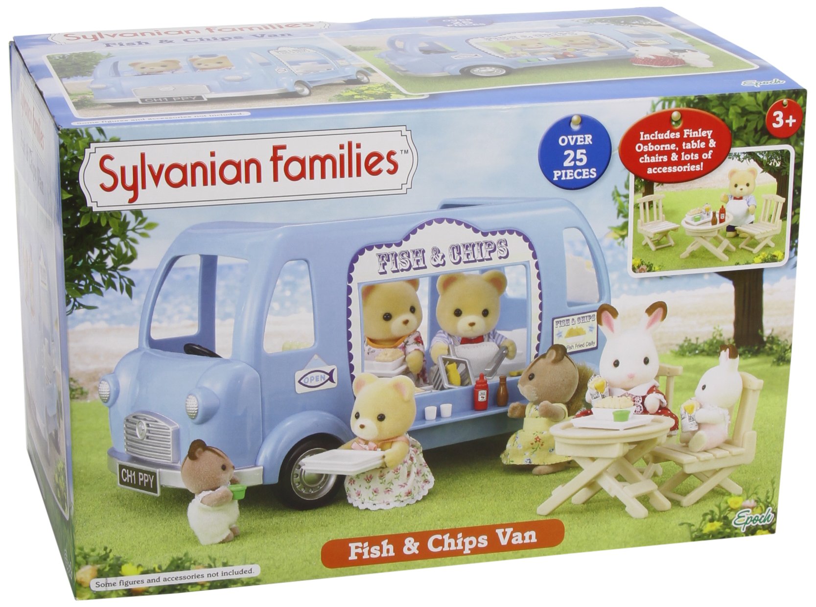 sylvanian families fish and chip van argos