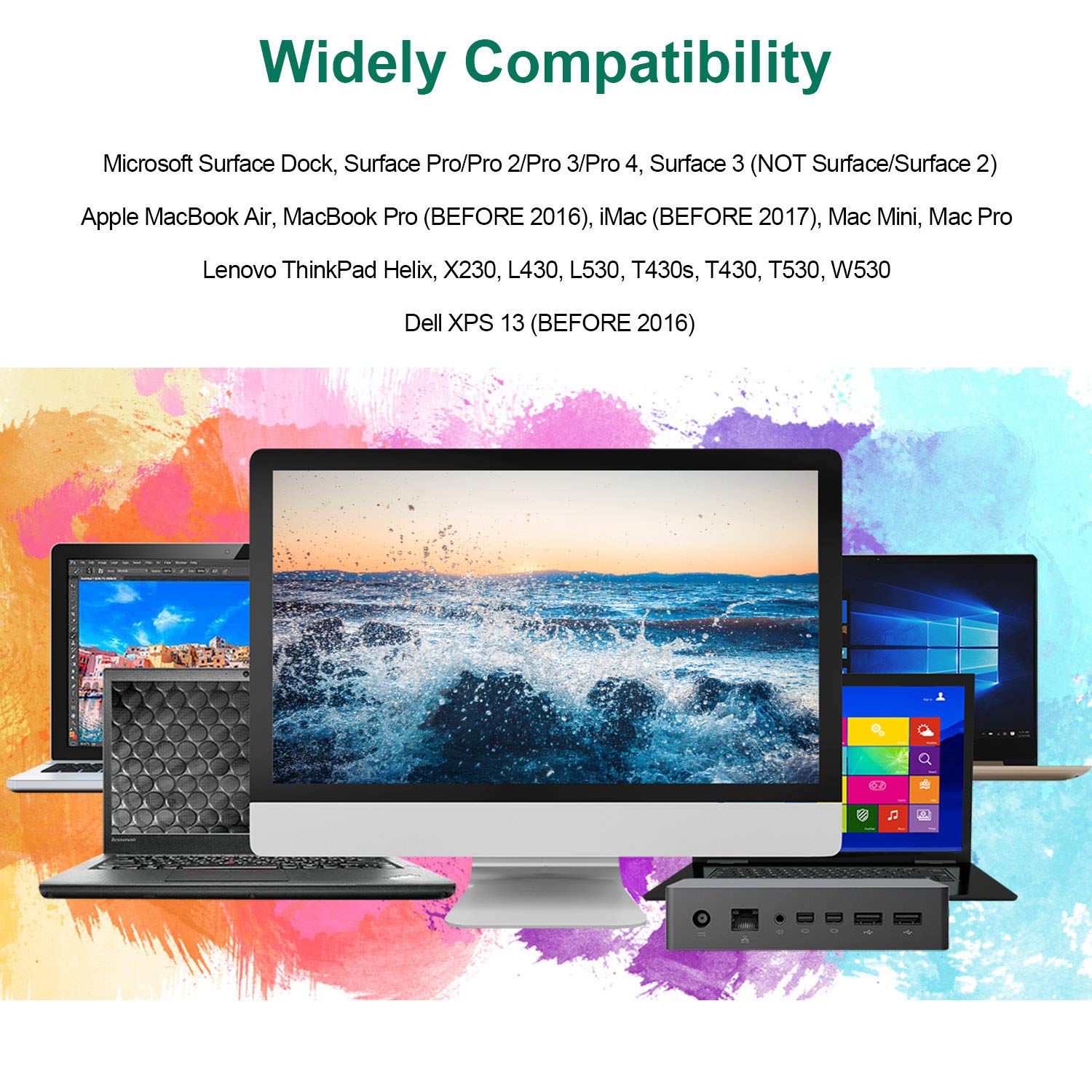 BENFEI Adaptateur Mini DisplayPort vers HDMI, convertisseur Thunderbolt vers HDMI plaqué Or Compatible pour MacBook Pro, MacBook Air, Mac Mini, Microsoft Surface Pro 3/4, etc.