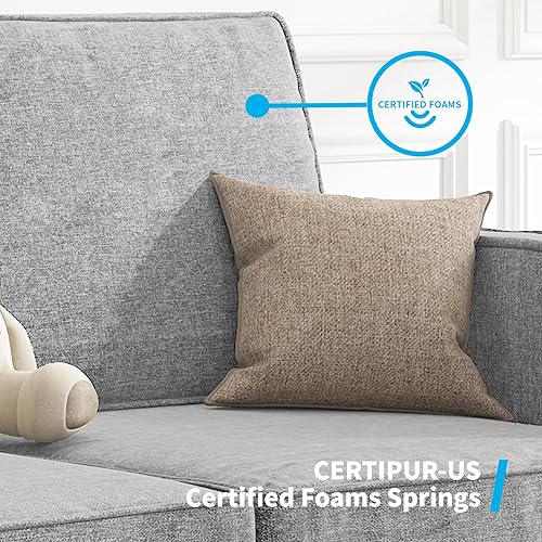 Miniatura 10 de Mjkone Sillón, silla decorativa con bolsillos de almacenamiento, moderna silla individual para sala de estar, apartamento, espacios pequeños,