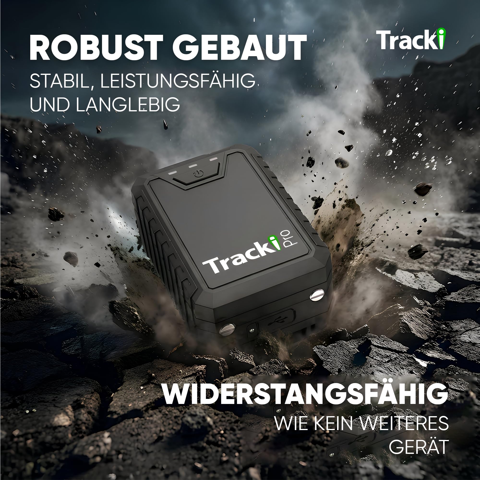 Tracki GPS-Tracker für Fahrzeuge, Autos, Kinder, Vermögenswerte. Abonnement erforderlich 4G LTE GPS-Tracking-Gerät. Unbegrenzte Entfernung, USA und weltweit. Klein, tragbar
