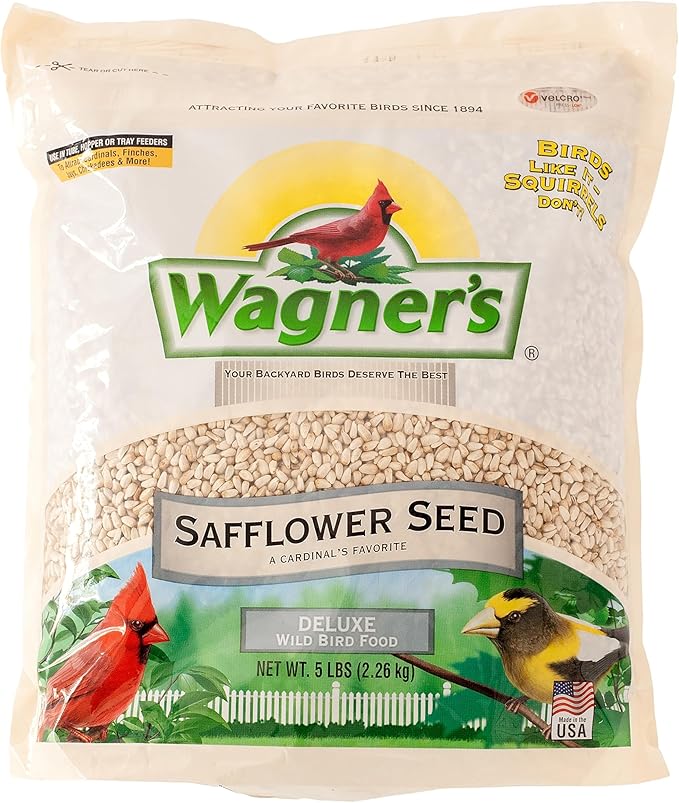 Wagner's 57075 Safflower Seed Wild Bird Food, 5 Pound (Pack of 1)