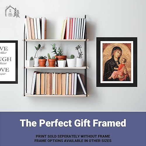 Miniatura 5 de Madonna y el niño de la cabaña perdida de Duccio di Buoninsegna  Impresión sin marco  Reproducción de pinturas de obras de arte finas  Póster