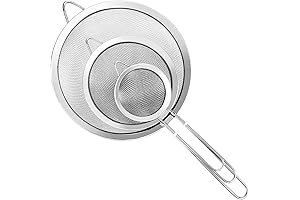 YLYL Super Wire Fine Mesh Flour Sifters for Baking