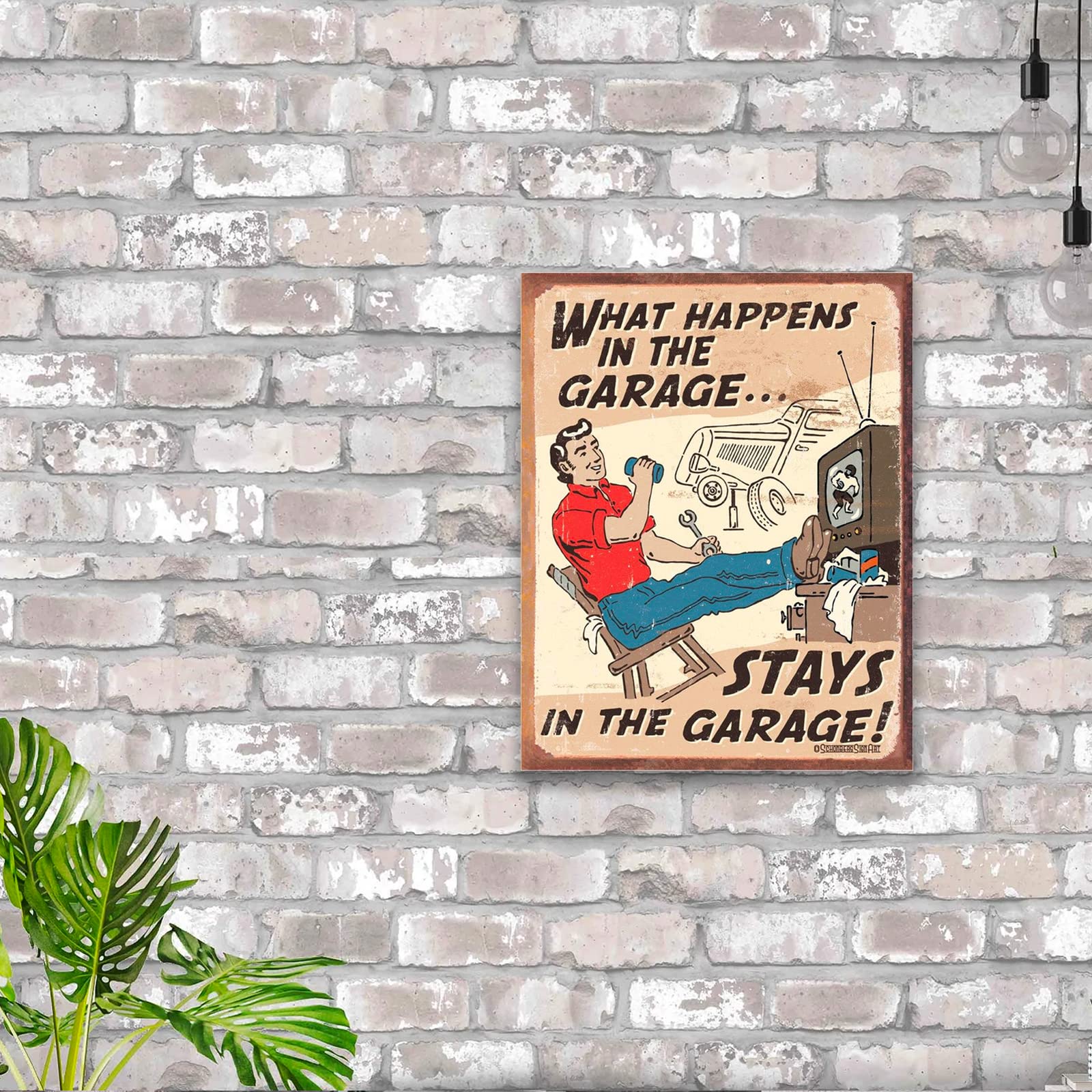 「GARAGE」の出品物です Amazon.com: Desperate Enterprises Schonberg - What Happens in The