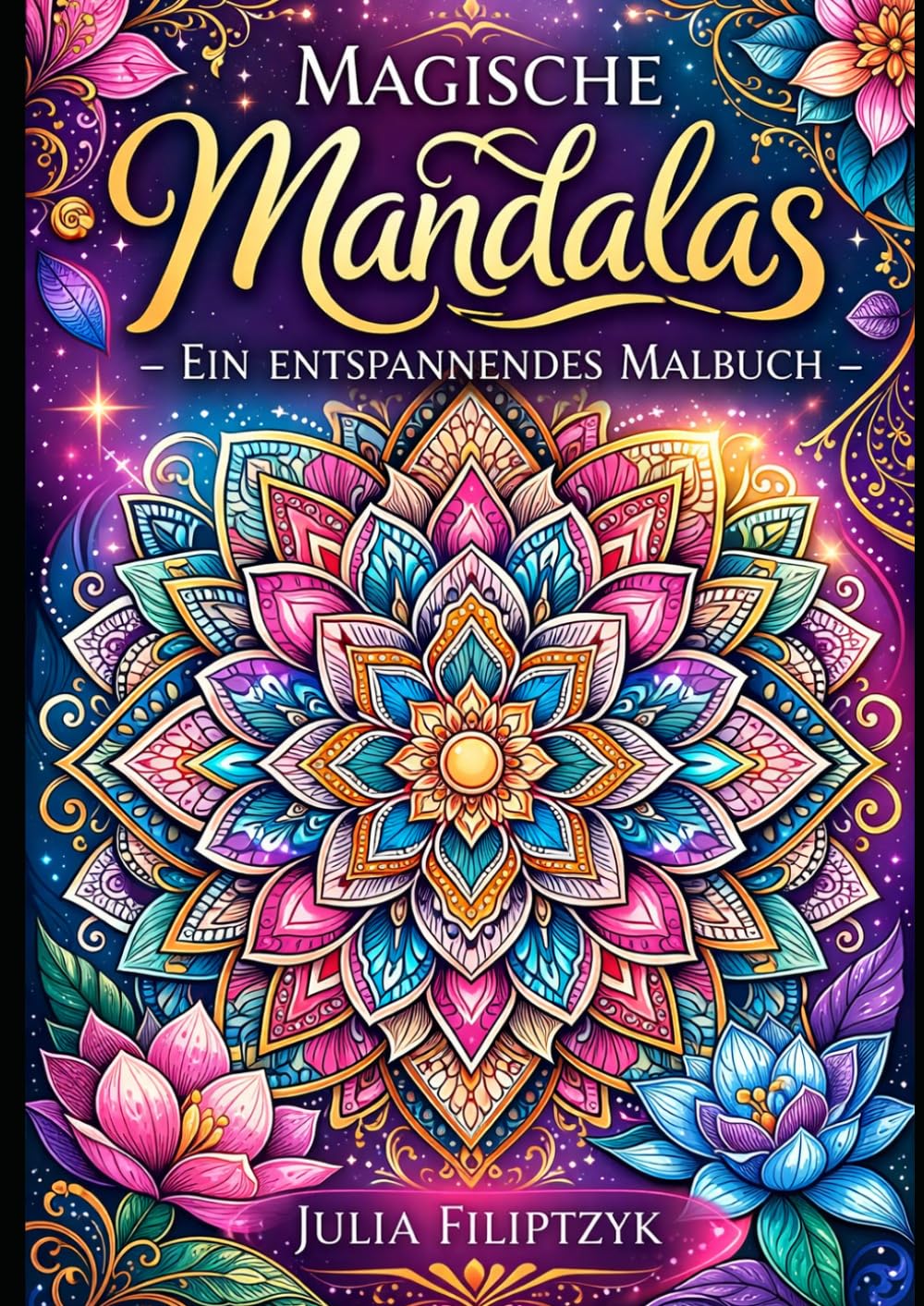 Magische Mandalas - ein entspannendes Malbuch - für Stressabbau Mandalas (A4-Format): 20 Mandalas zum Entspannen und Stress abbauen