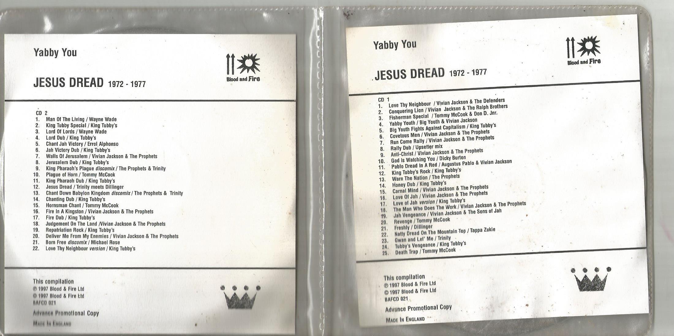 Jesus Dread 1972-1977