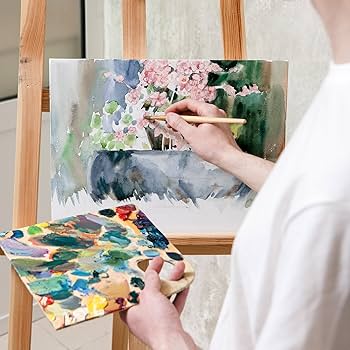 Amazon | Ohuhu 水彩絵の具セット 24色 6本水彩筆 絵の具 絵具
