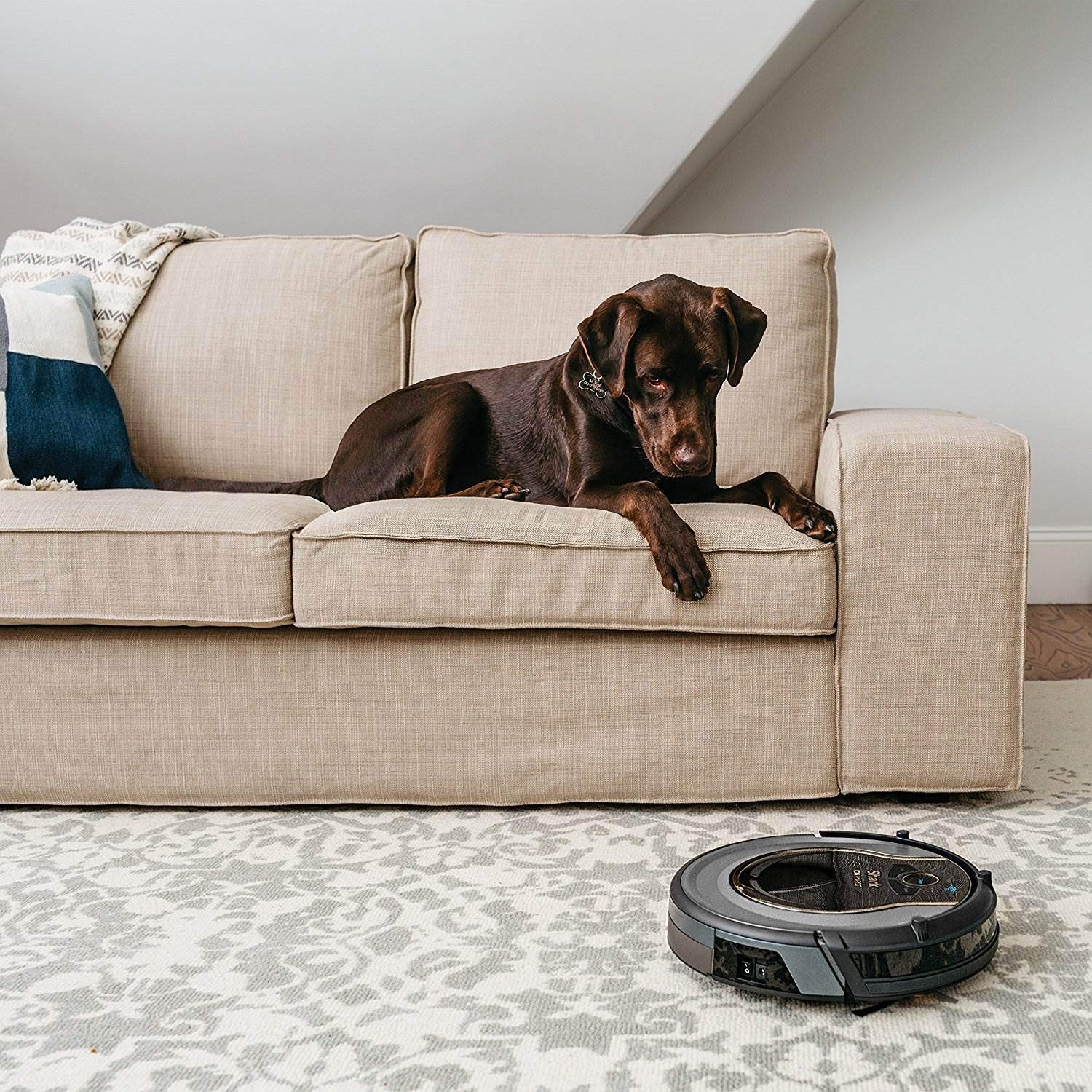 SharkION Robot Vacuum, Smoke/Ash, RV750 view 4