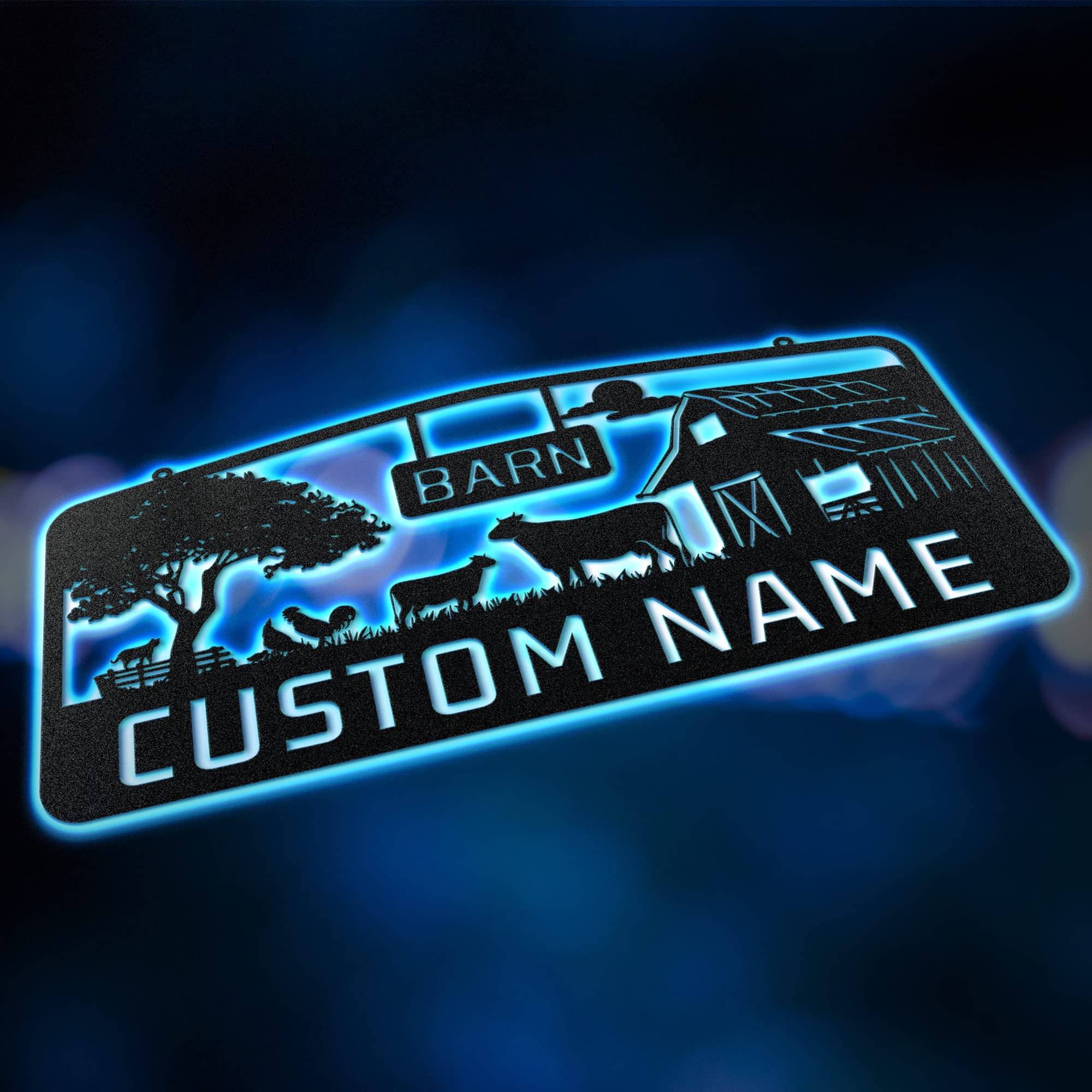 Custom Metal Farm Sign Personalized Farmhouse Farm Sign Custom Metal Ranch Sign Outdoor Ranch Sign Custom Metal Barn Sign Custom Farm Wall Decor Metal Hanging Farm Signs