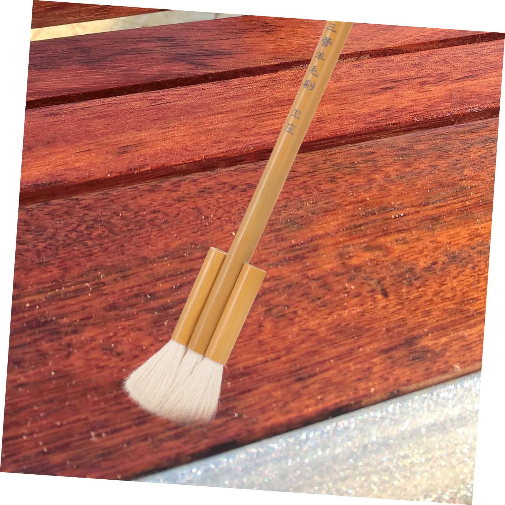 SHINEOFI 4 Pinceles De Acuarela Para Pintar De Lana Para Sombrear De Artista Para Practicar De Gel Lavable De Bambú