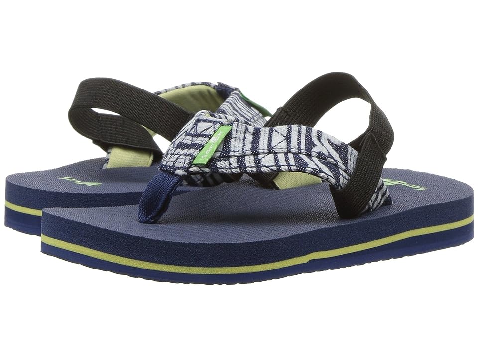 

Sanuk Kids Root Beer Cozy Light Funk (Toddler/Little Kid) (Navy/Yellow) Boy's Shoes