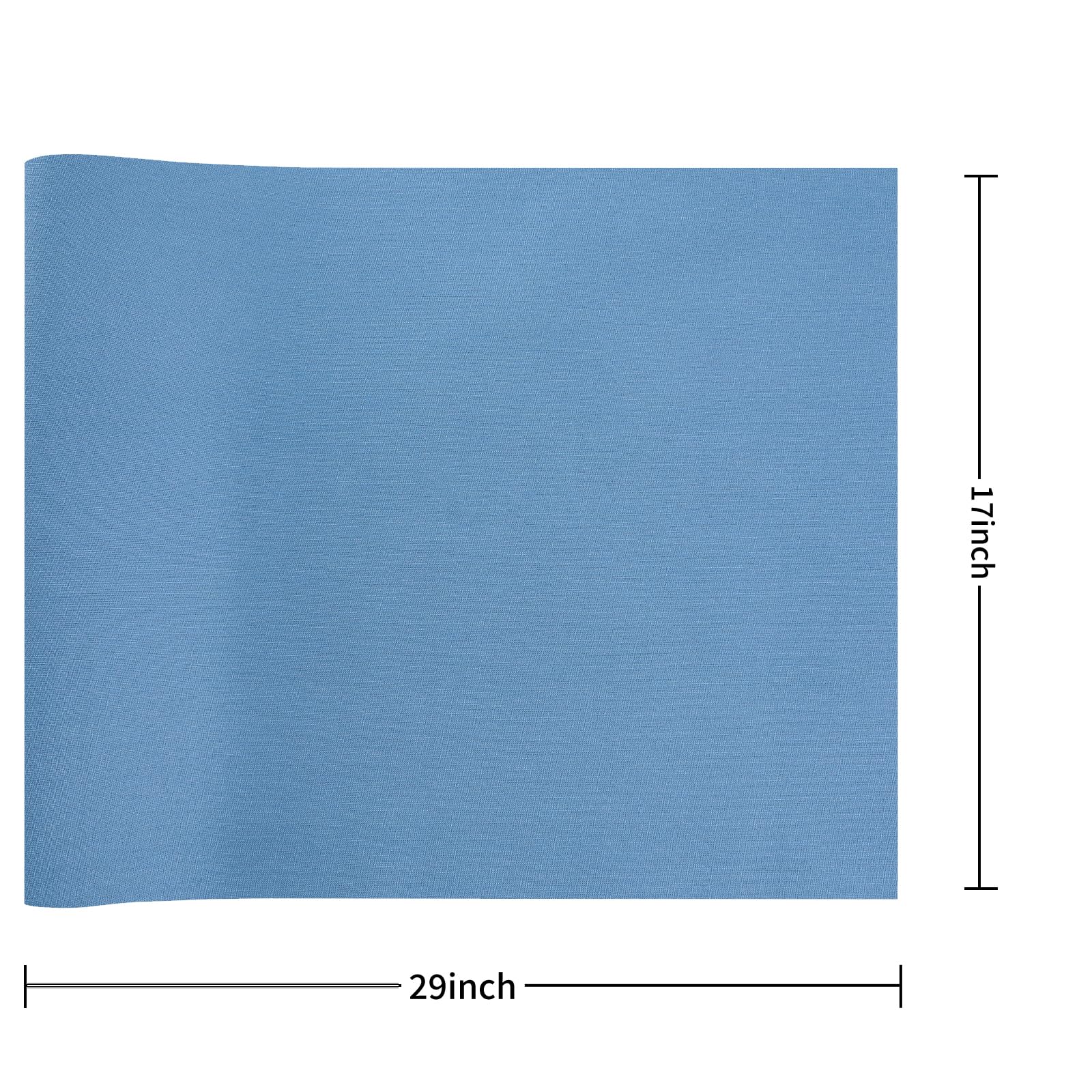 Wooqu Book Cloth, Fabric Surface and Paper Backed, Easy to Use, Strong, 17x29”, for Book Binding Lake Blue - Image 4