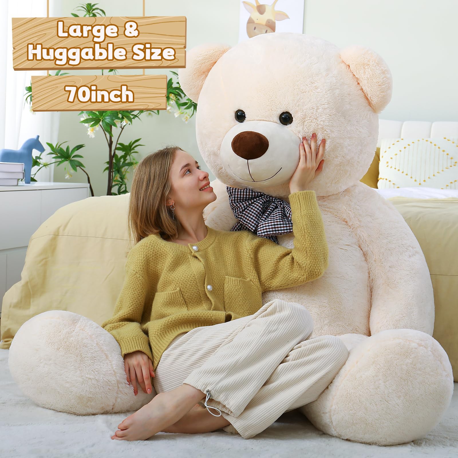 Amazon.com: Toys Studio 71 inch Extra Large Teddy Bear Jumbo Plush