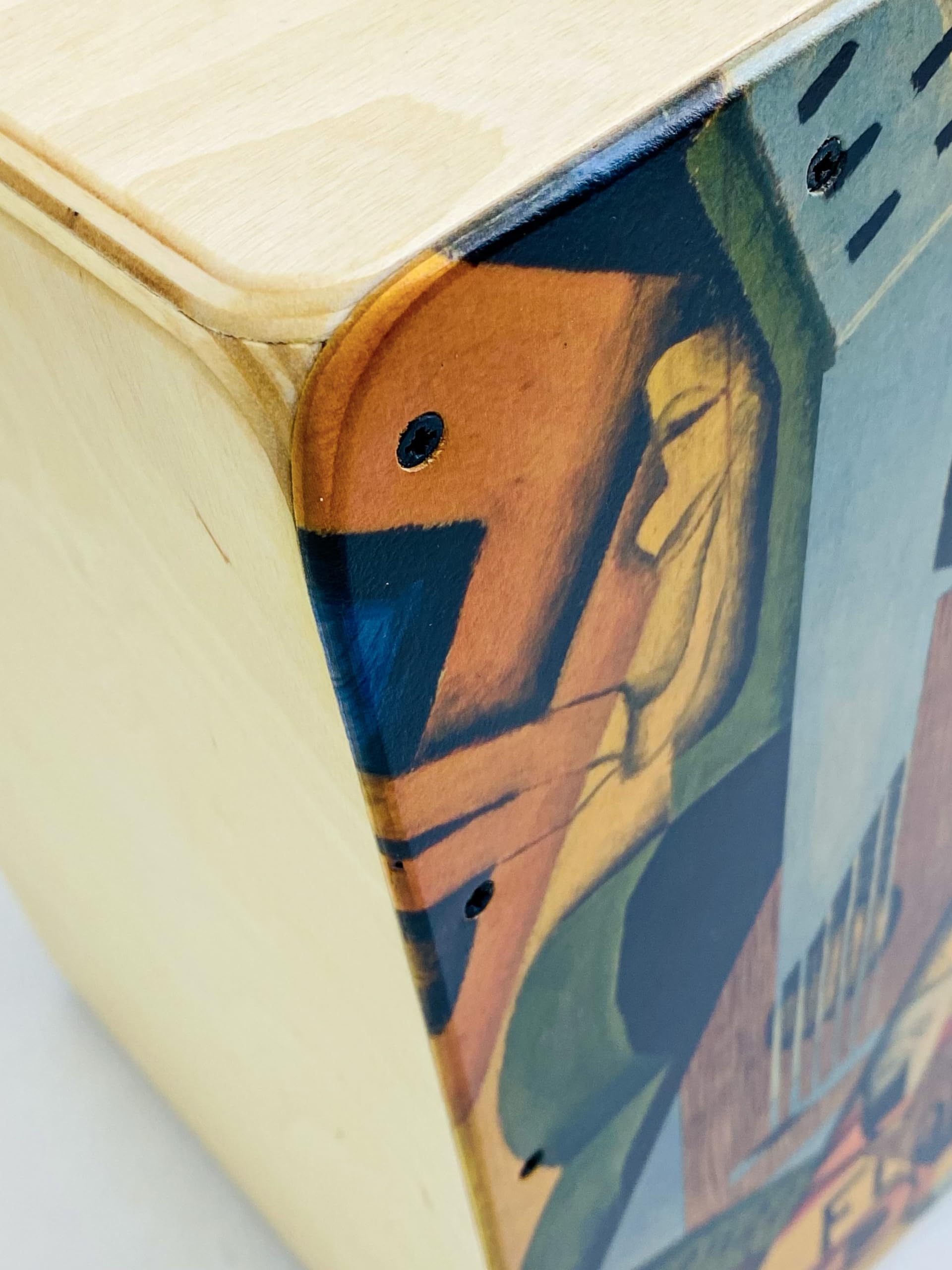 Cajon Flamenco Duende Edición Limitada profesional de Abedul con funda tipo mochila incluida.