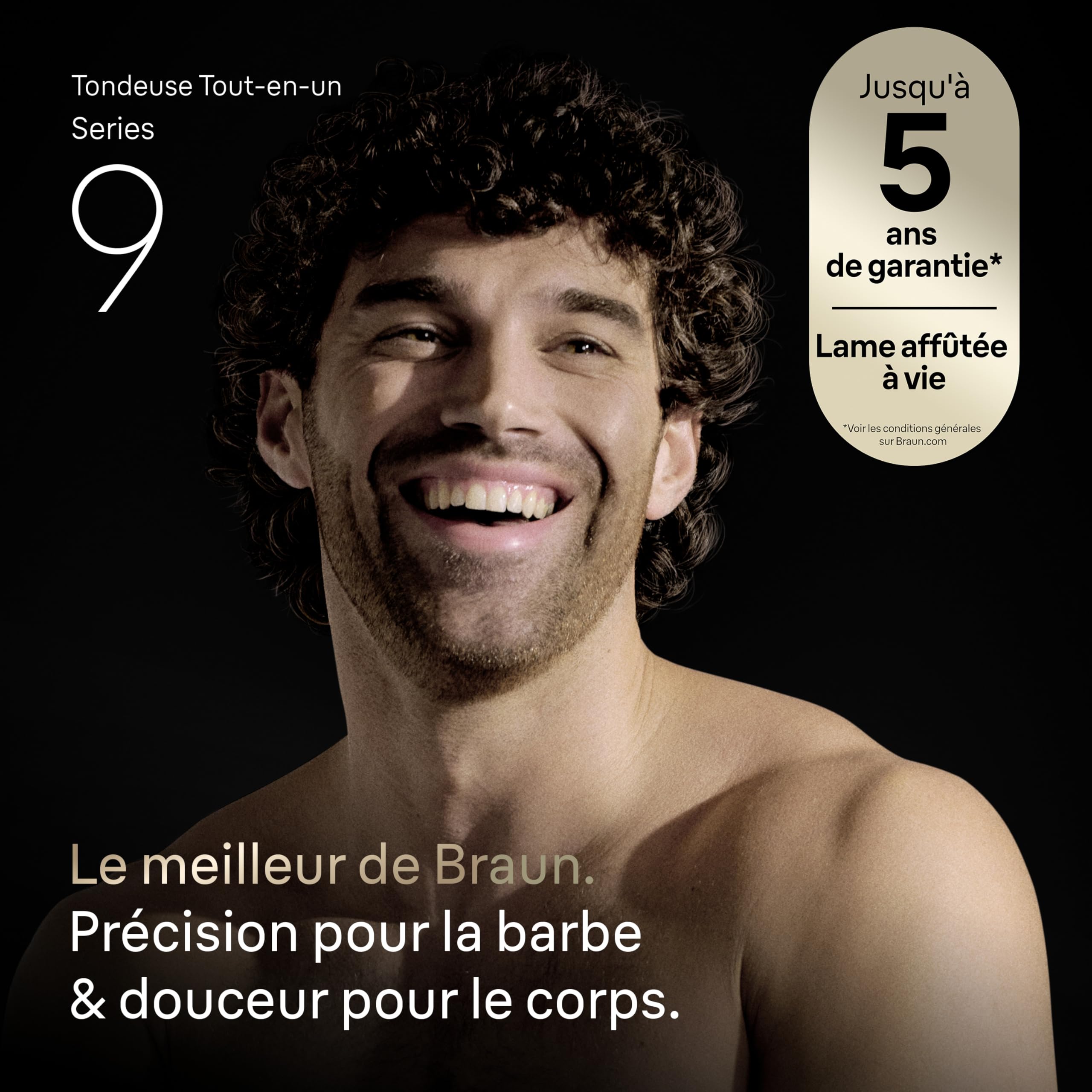 Braun Tondeuse Homme, Tout-en-Un Series 9 AIO9545 Gris