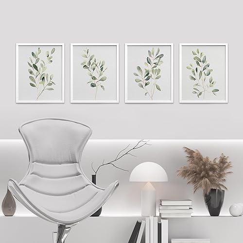 Miniatura 10 de SIGNWIN Póster enmarcado gato rojo, cocodrilo verde, leopardo rosa, serpiente azul, arte moderno, realismo, animal decorativo, casa de campo para