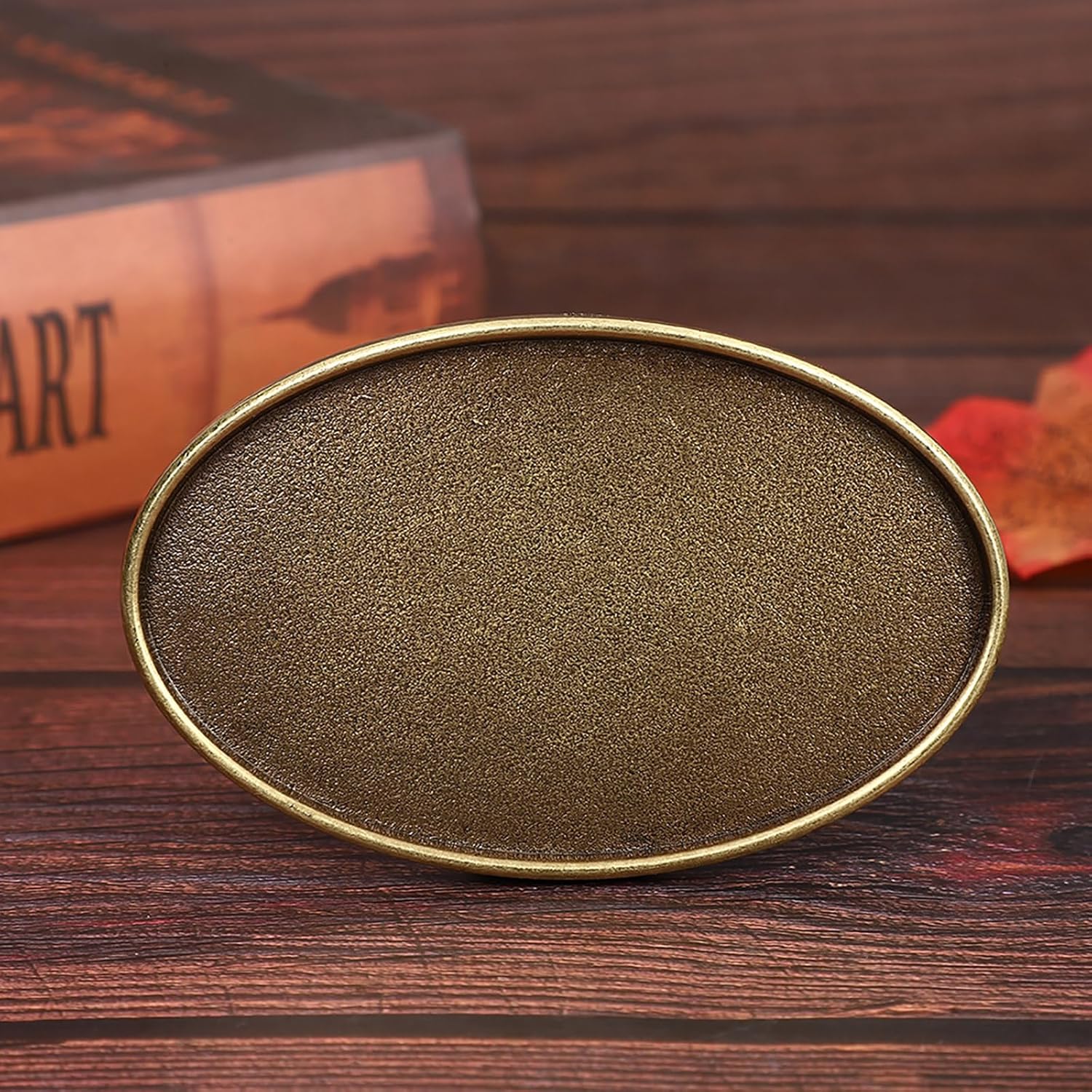 Belt Buckle Men Western Cowboy Rodeo Oval DIY Blank Belt Buckles for Women - Image 5