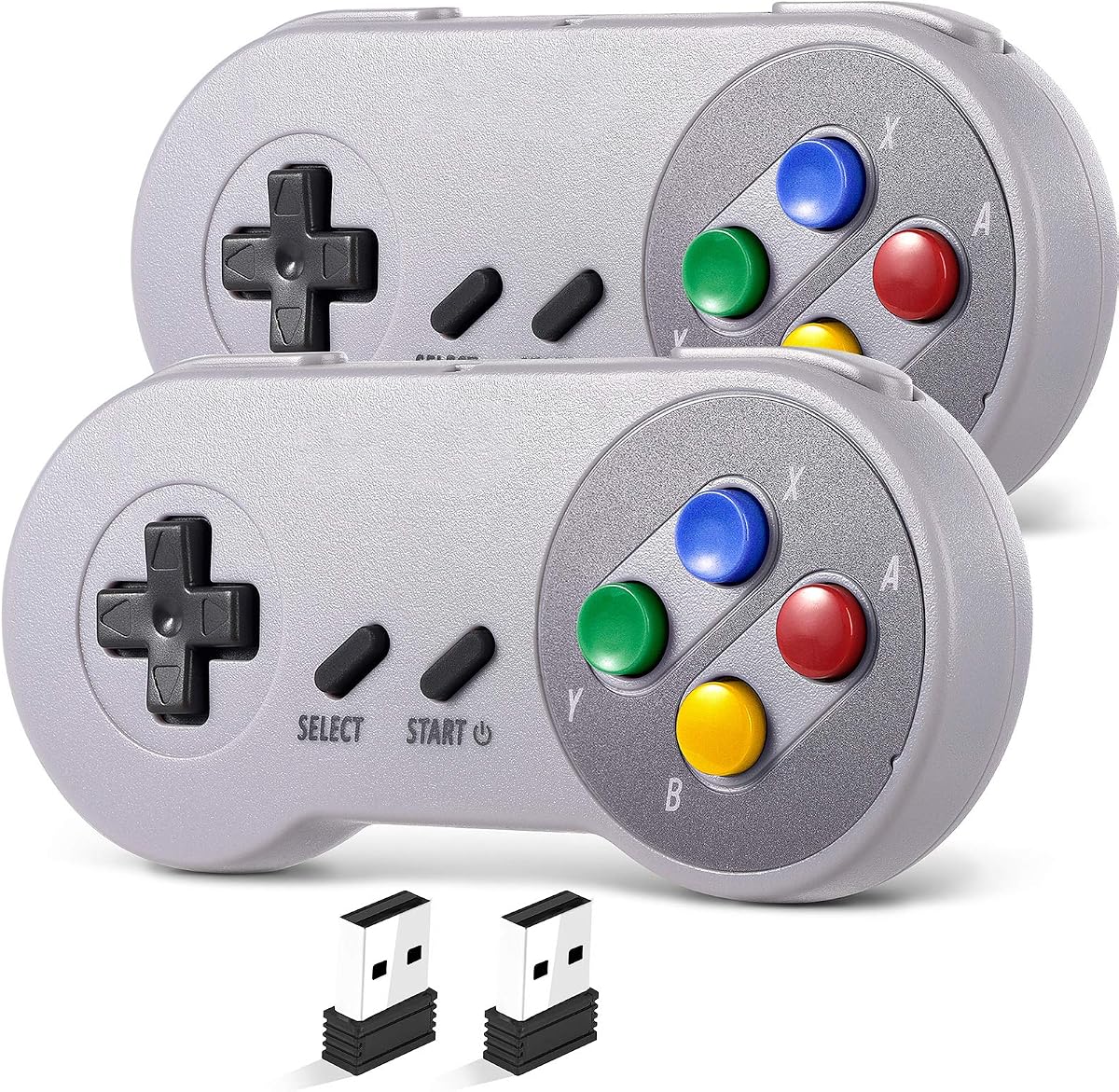 2 Pack Wireless USB SNES