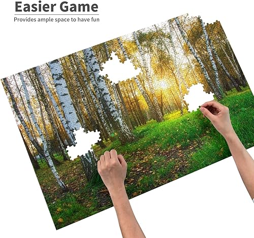 Miniatura 4 de ZHANBOX Rompecabezas de 1000 piezas diseño de ciervos de animales silvestres para niños adolescentes familias grandes juguetes de regalo