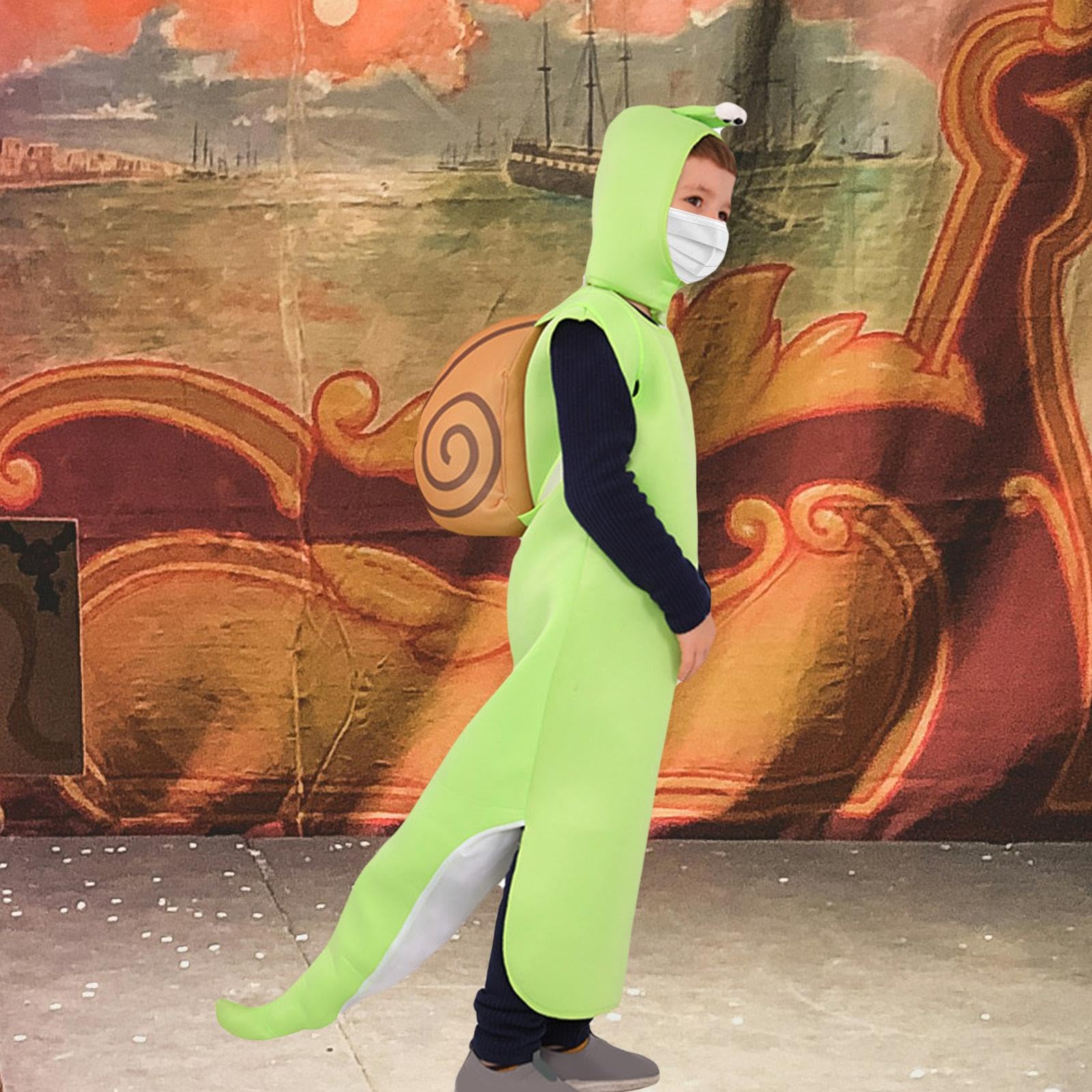 Disfraz Animal para Niños con Vestuario de Fiesta Cosplay Accesorio de Carnaval Reutilizable de Poliéster Props para Role Festivales Adecuado P, M