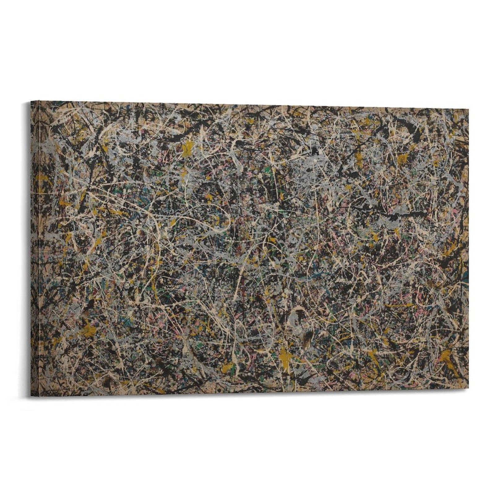 xiaoxiaoshen Jackson Pollock Abstract Expressionism1 Canvas Poster Wall Art Prints Room Aesthetic Murals Bedroom And Living Decorations 24x36inch(60x90cm)