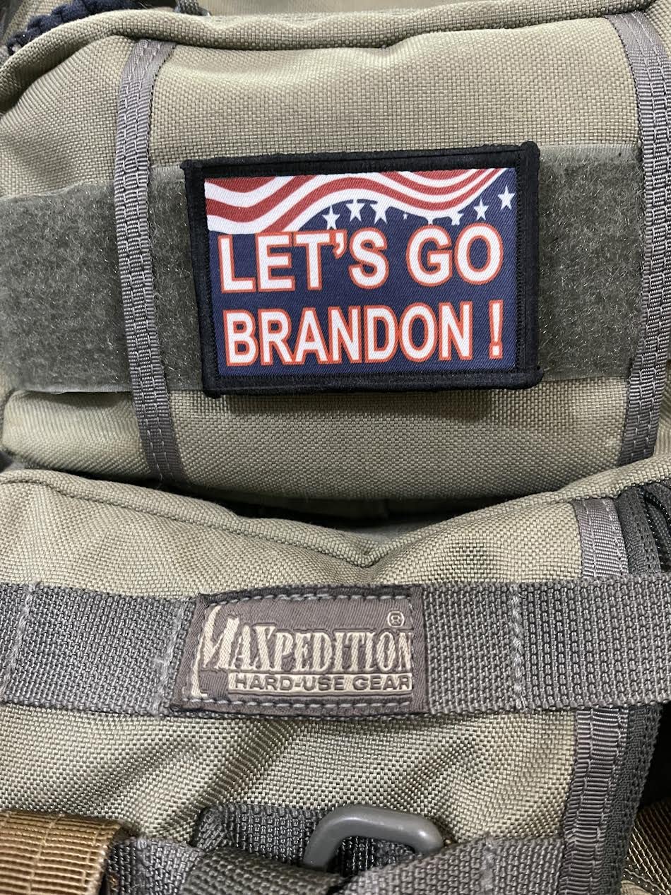 Let's Go Brandon Morale Patch -Made in The USA- Tactical Hook and Loop