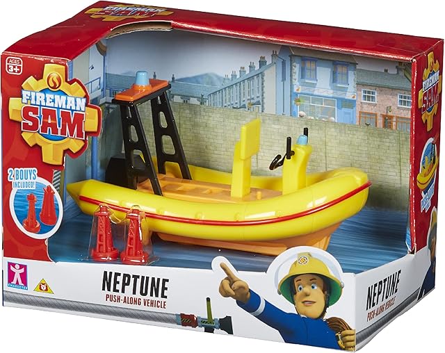 Fireman Sam Neptune Vehicle, push along vehicle, scaled play, imaginative play, preschool toys