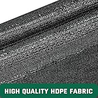 Vista 2 de Kesfitt Tela de sombra 70% para jardín, red resistente de 10 x 20 pies, lona de malla con material de polietileno de alta densidad y ojales