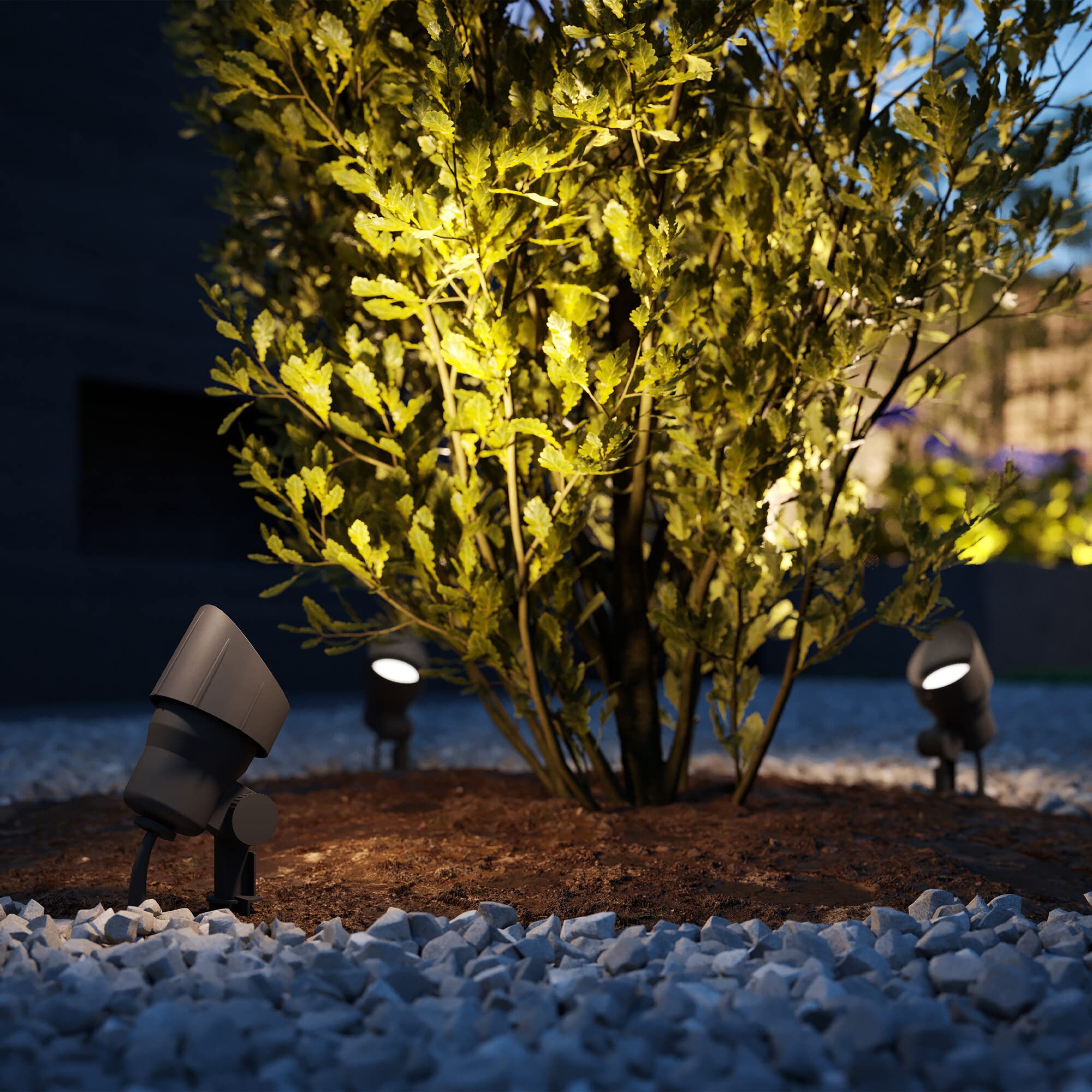 Philips LED GardenLink Zewnętrzna lampa Spot 24W, ochrona IP44, aluminium + zasilacz
