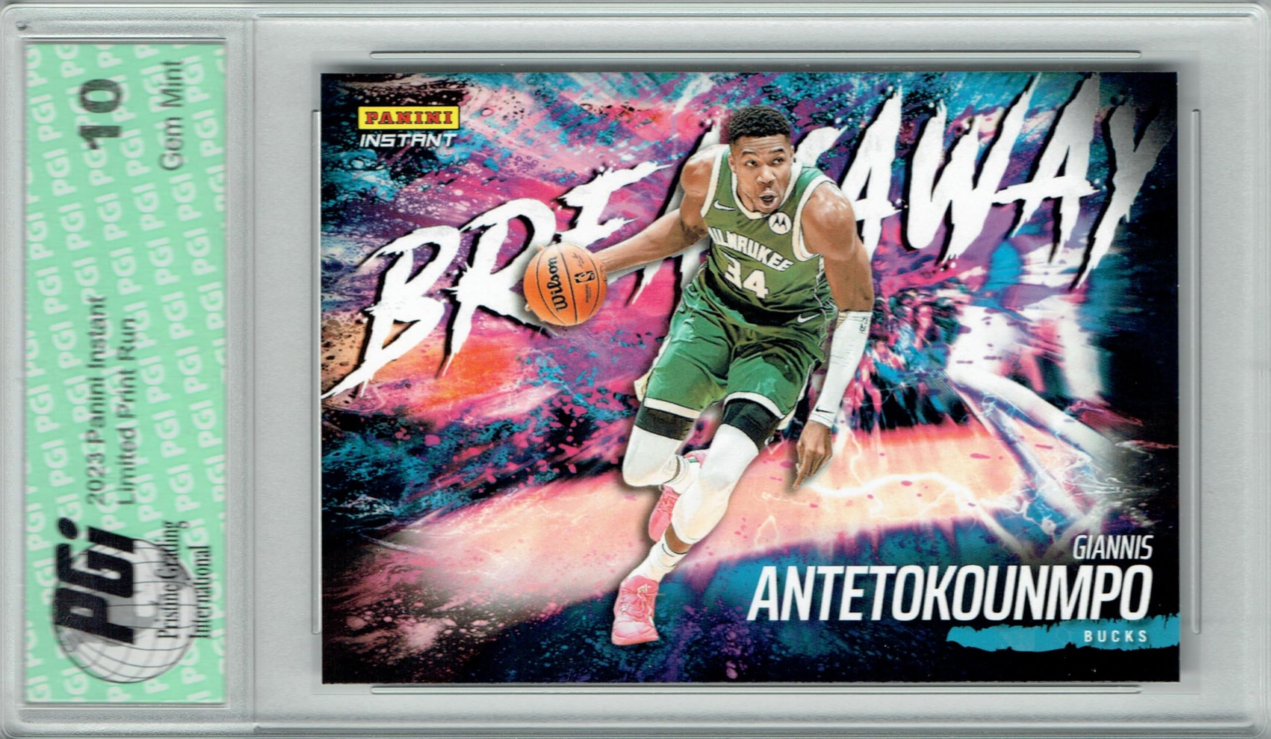 ヤニス・アデトクンポ Giannis Antetokounmpo NBAカード Amazon.com: Giannis Antetokounmpo 2023 Panini Instant #B18