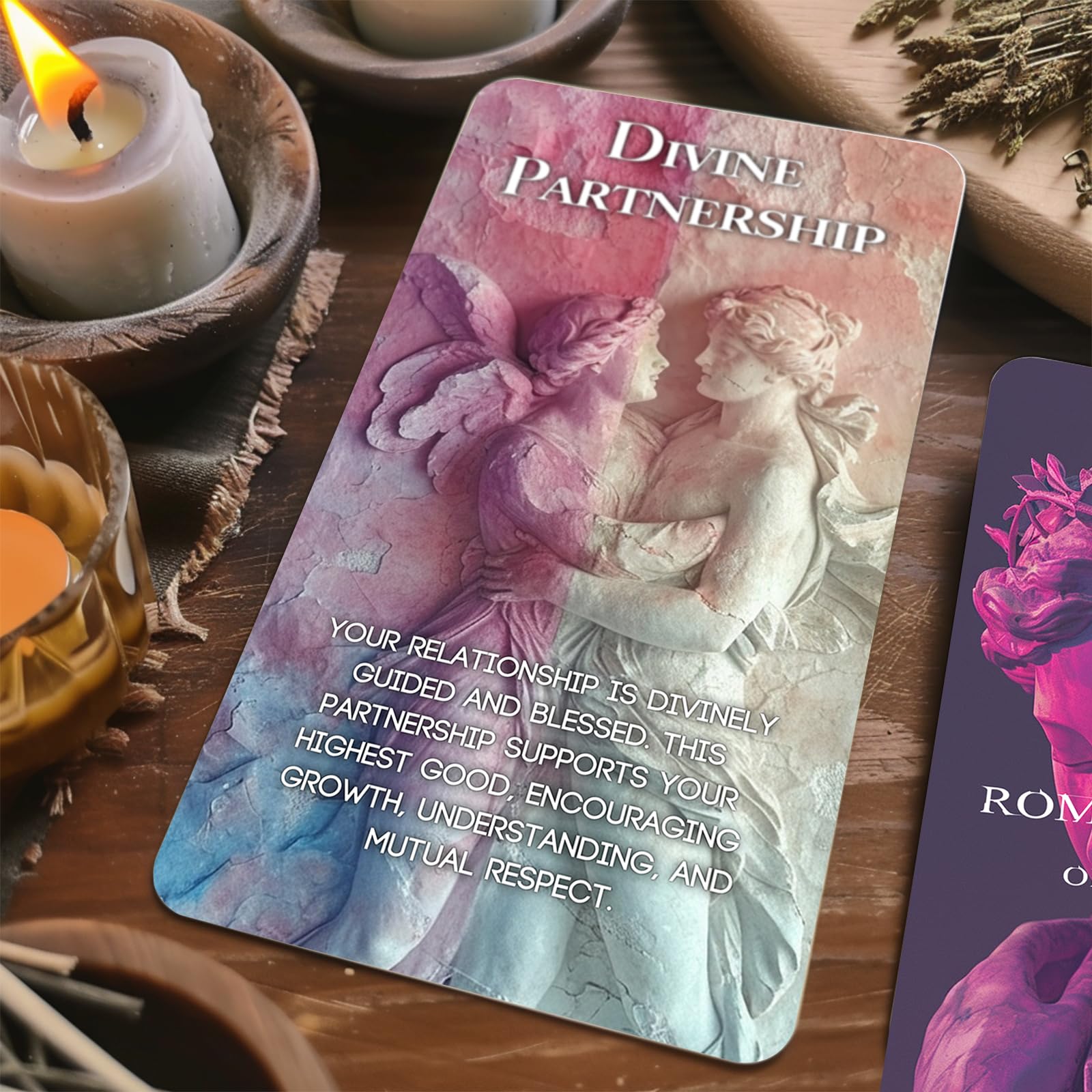 Powerful Romantic Love Oracle Cards, Oracle Cards Deck with Meanings on Them - Image 4