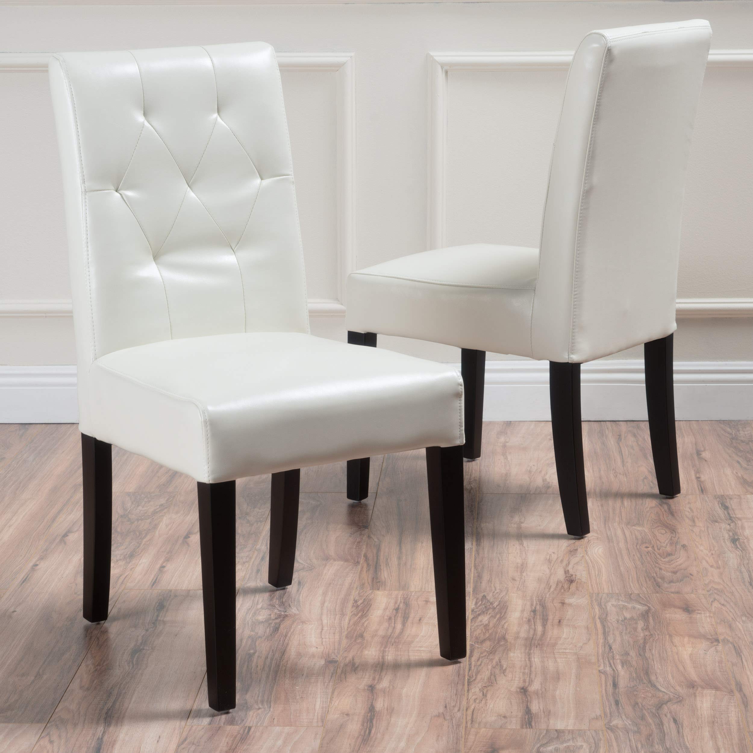 Ivory Leather Dining Chairs All Chairs