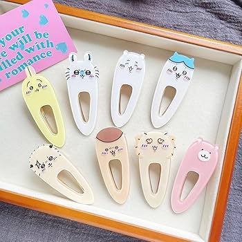 Amazon.co.jp: ちいかわ ヘアクリップ ヘアピン グッズ ハチワレ