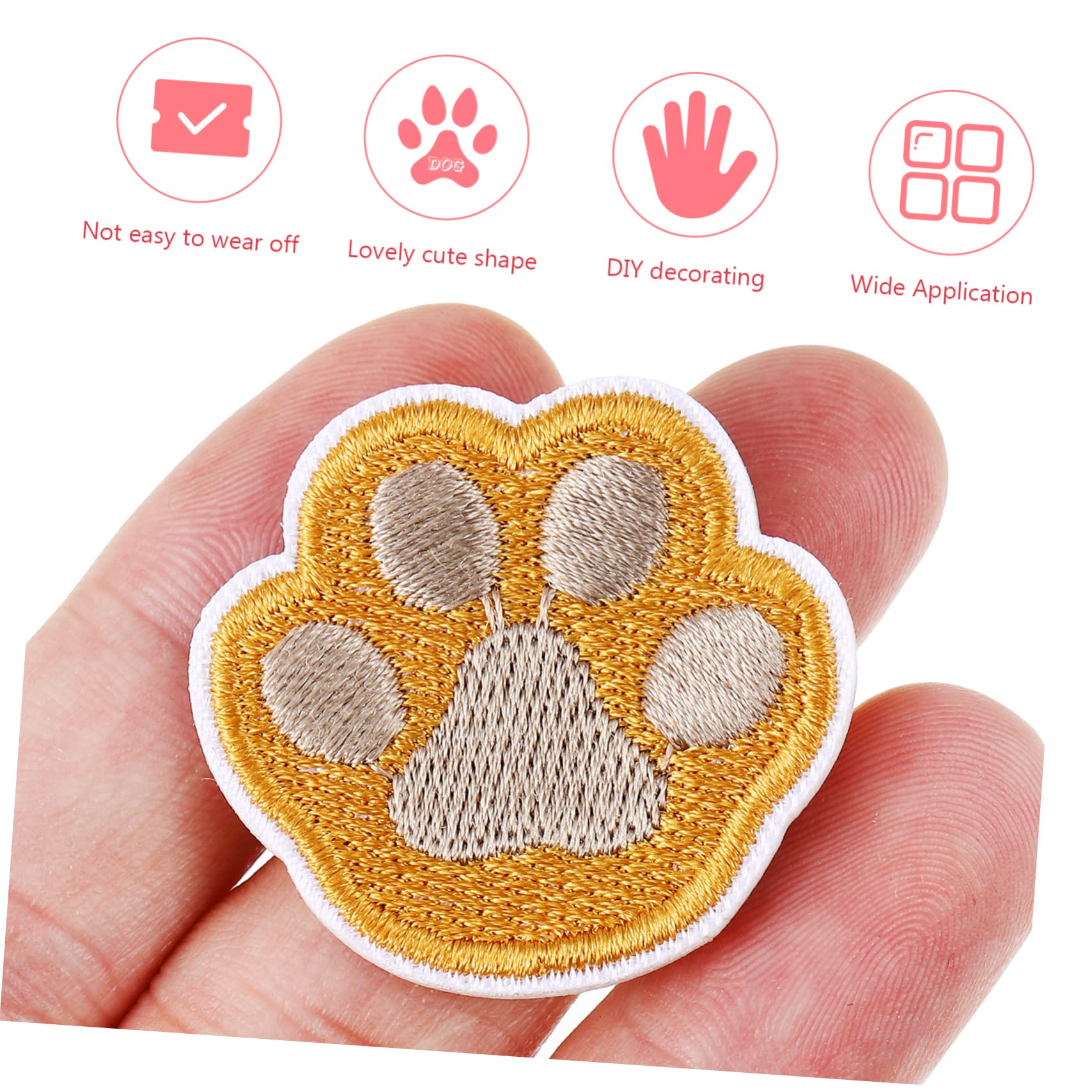 Lurrose 98pièces Patches Autocollants Forme De De Chiens Patches Thermocollants Autocollants Pour Vêtements Sacs Chapeaux Et Bricolage