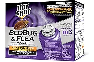 Hot Shot Indoor and Outdoor Flea and Bed Bug Fogger