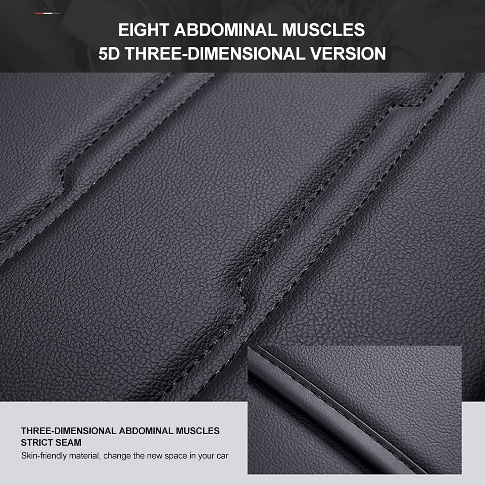 MarxaN Ensembles De Housses SièGe pour Jeep Wrangler JK 4door 2011-2017, Coussin Voiture Cuir Avant Arrière Siege Protecteur de Siège Housse ImperméAble AntidéRapant Intérieurs Accessoires,A/Black