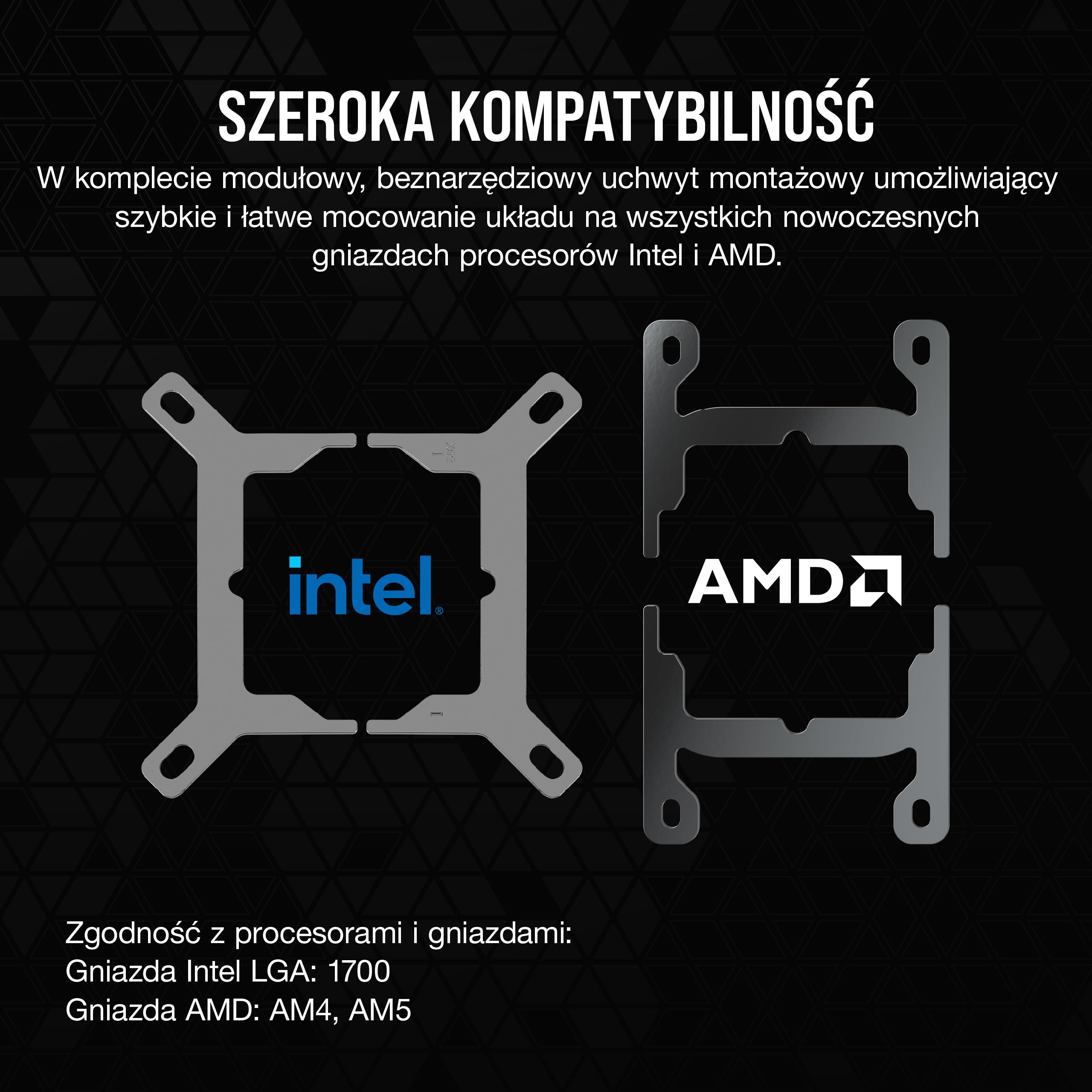 CORSAIR XC7 RGB ELITE LCD Blok Wodny do Procesora - 480x480 Ekran LCD IPS - 31 RGB LEDs - USB-C - Pasuje do Gniazd Intel® LGA 1700, AMD® AM5 i Starszych - Biały