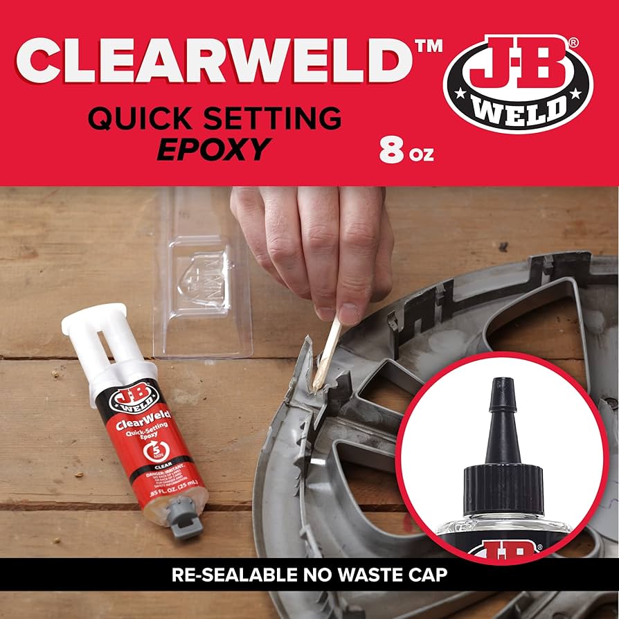 JB Weld ClearWeld Original InDepth Comparison Sticky Aide, 56 OFF