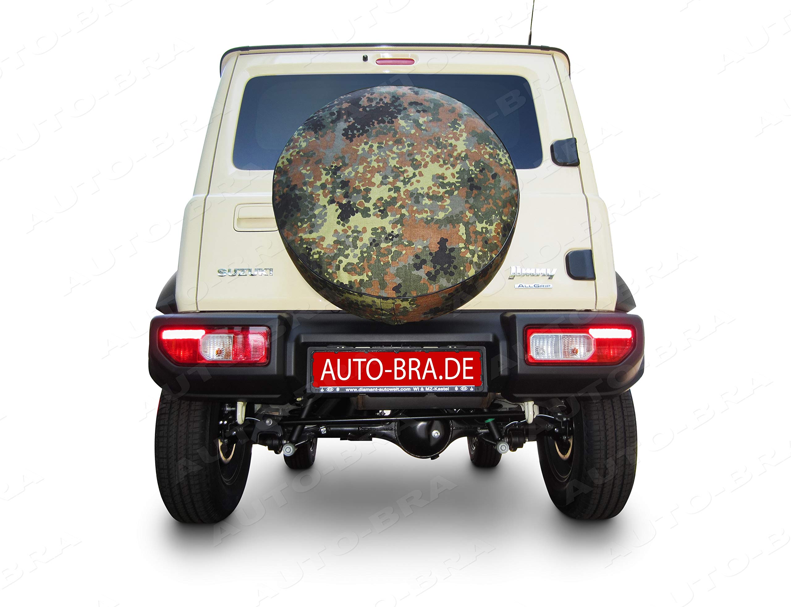 AB3-00552 German Army Camouflage 68 x 21 cm Spare Wheel Cover Tyre Cover Wheel Cover Compatible with Suzuki Jimny Vitara