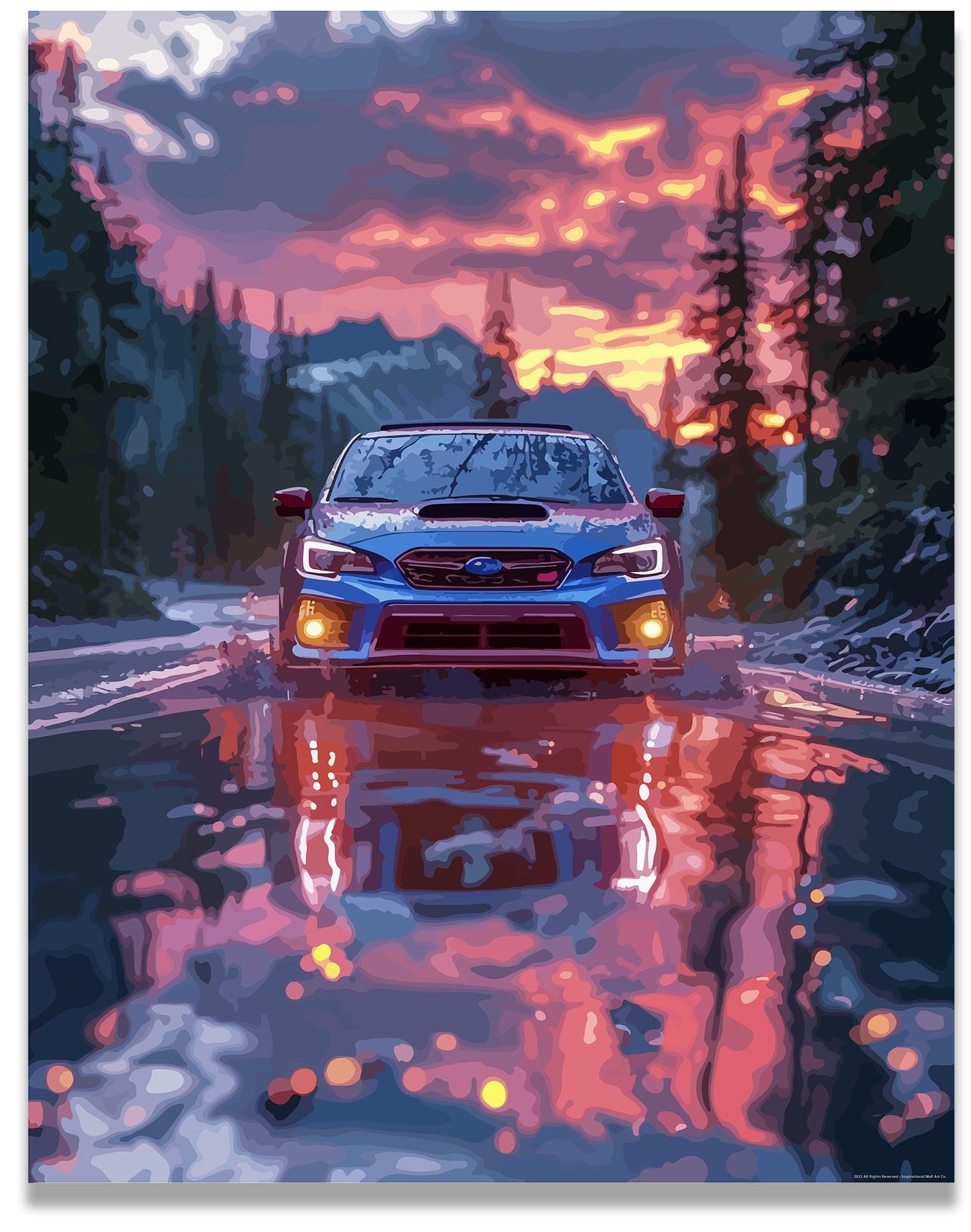 Amazon.com: Inspirational Wall Art Co. - Zippy | Subaru WRX STI