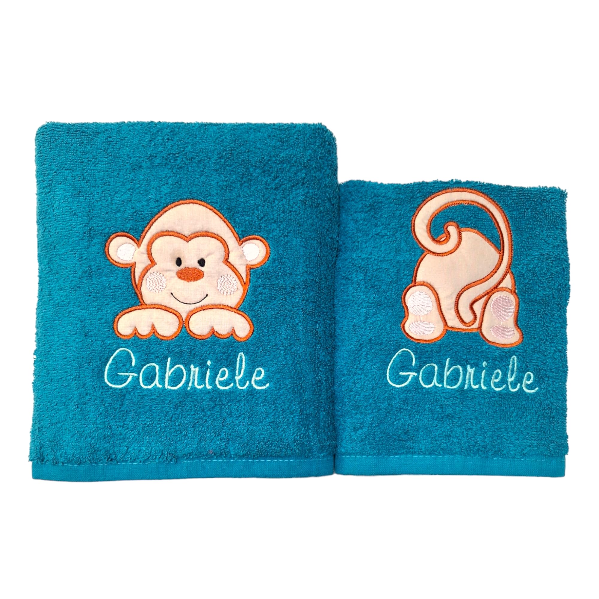 Set Asciugamani Personalizzati Con Nome Per Bambini - Ricamo Divertente, Cotone OEKO-TEX - Foto 6