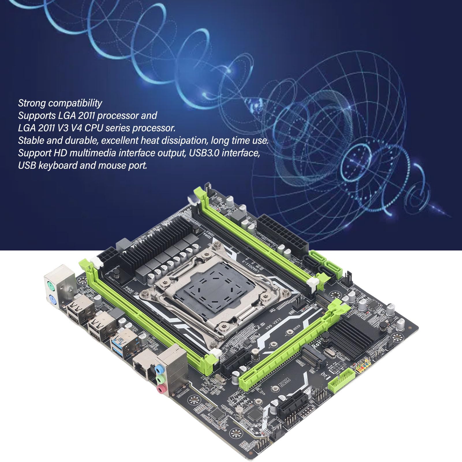 新品X99 ゲーミングマザーボード・CPU ×2・RAM64GB 3点セット Amazon.com: X99 Motherboard CPU Combo, LGA 2011-3 E5 2620 V3