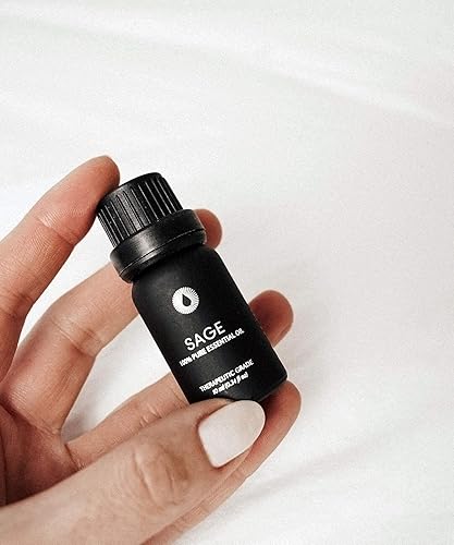 Miniatura 3 de Bursera Aceite esencial de salvia orgánica, plantado en árbol con cada pedido, aceite de salvia orgánico USDA 100% puro, 0.3 fl oz de aceites de