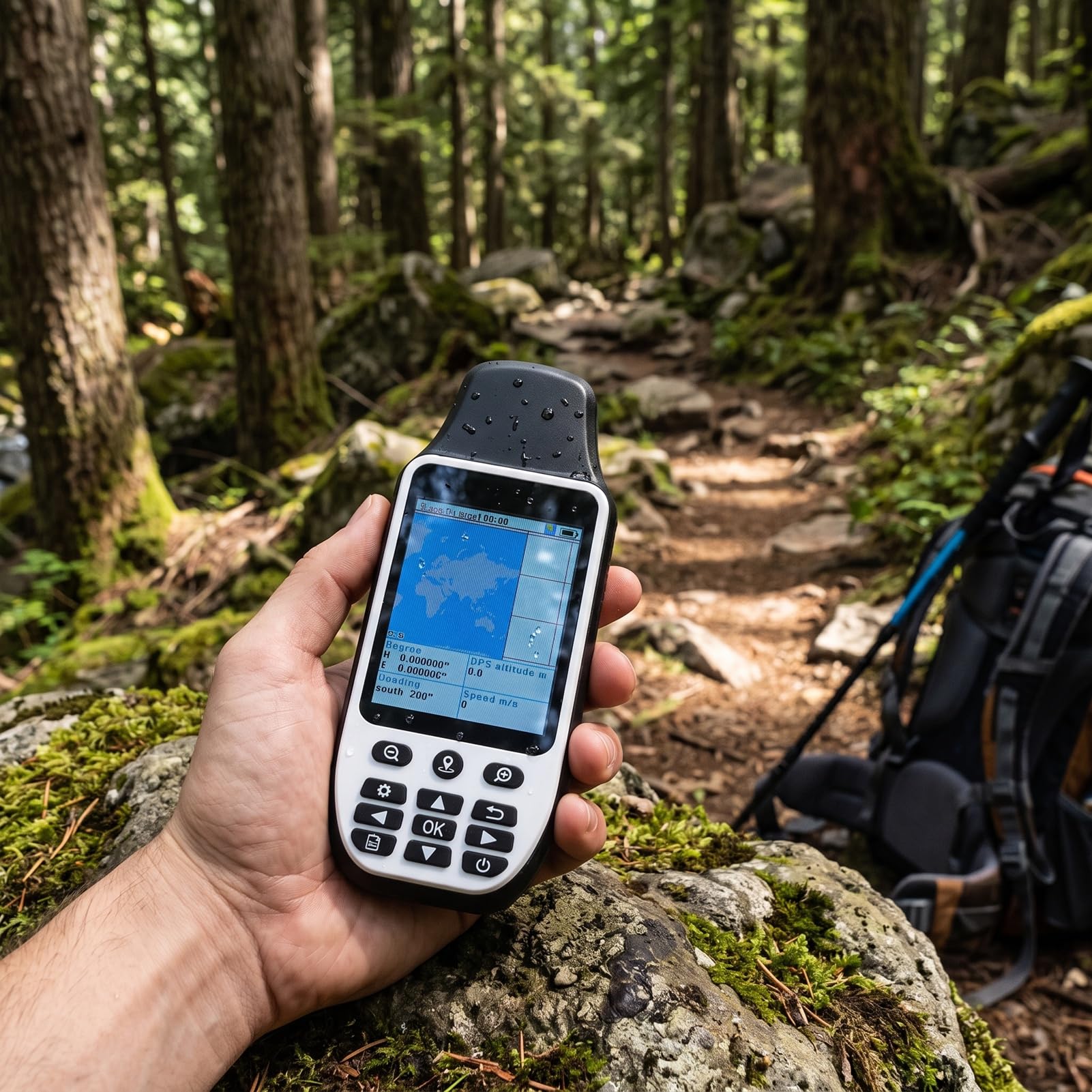 Navigatore GPS Portatile, Localizzatore GPS con Schermo da 3,2
