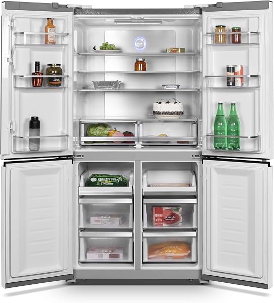 Schneider SCMD564NFGL-WE - Réfrigérateur Multiportes 564L Blanc - 3