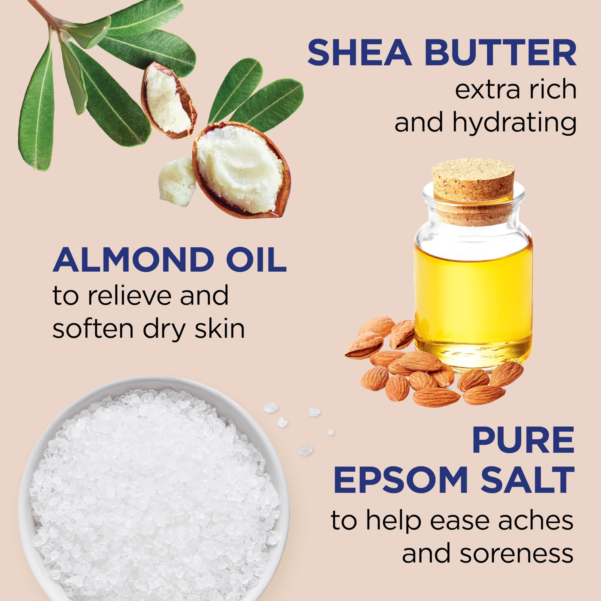 Dr Teal's Body Wash with Pure Epsom Salt, Shea Butter & Almond Oil